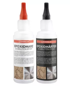 Everglue 2K 30-Minuten-Epoxy Epoxidharz 200g Dosierflaschen 1:1