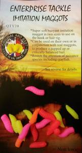 Enterprise Tackle Imitation Maggots : Fluoro-Mix