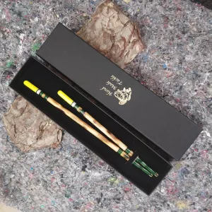Hand Made Flamed Sarkander Waggler Set Gift Box