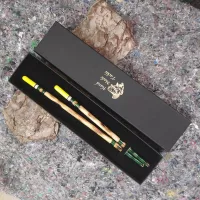 Hand Made Flamed Sarkander Waggler Set Gift Box